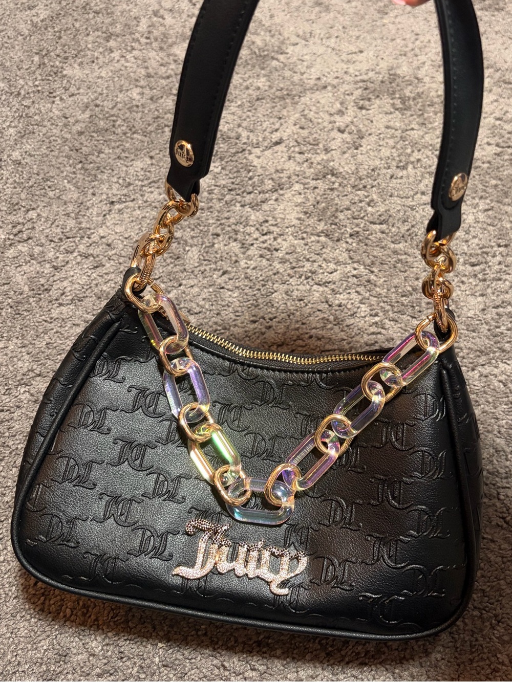 Juicy Iridescent Chain Shoulder Bag